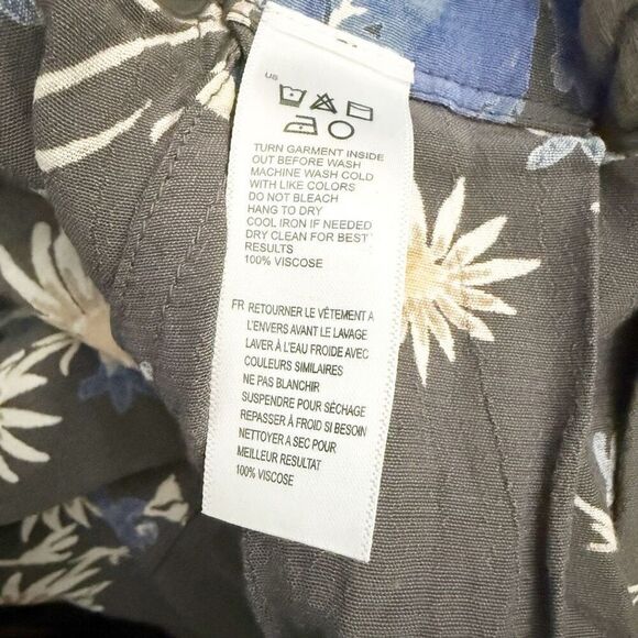 AMUSE SOCIETY | Bundle Set Gray White Blue Button Tank Rope Shorts | Size Small - Picture 11 of 12